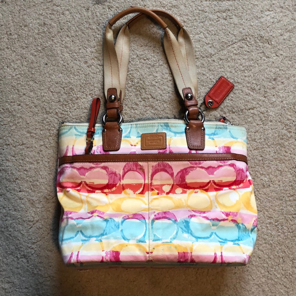 Coach pastel purse